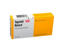 Tegretol Retard 400 mg Caja Con 20 Grageas Rx4