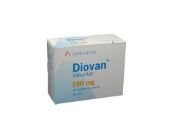 Diovan 160 mg Caja Con 28 Tabletas Rx1 Rx4