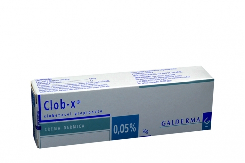 Clob-X Crema Dérmica 0.05 % Caja Con Tubo Con 30 g Rx