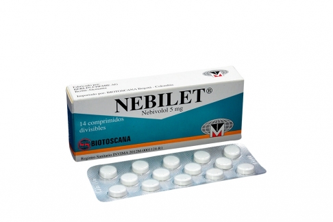 Nebilet 5 mg Caja Con 14 Comprimidos Rx4