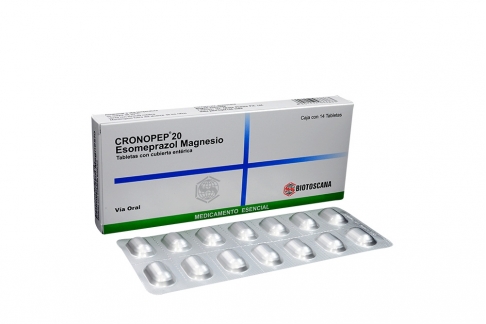 Cronopep 20 mg Caja Con 14 Tabletas Rx