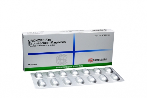 Cronopep 40 mg Caja Con 14 Tabletas Rx