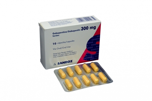 Gabapentina 300 mg Caja Con 10 Cápsulas Rx Rx1
