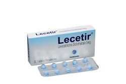 Lecetir 5 mg Caja Con 20 Tabletas Recubiertas Rx