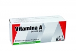 Vitamina A 50.000 Ui Caja Con 30 Cápsulas Blandas De Gelatina