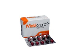 Meticom 250 mg / 80 mg Caja Con 40 Cápsulas