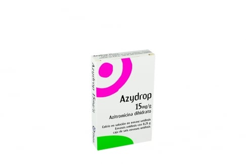 Azydrop 15 mg/ g Caja X 6 Frascos Rx Rx2 Rx3