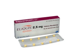 Eliquis 2.5 mg Caja Con 20 Tabletas Recubiertas Rx1