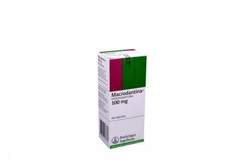 Macrodantina 100 mg Caja Con 40 Cápsulas Rx2