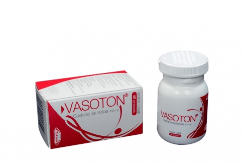 Vasoton 300 mg Caja Con Frasco Con 40 Grageas Rx4