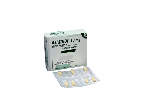 Akatinol 10 mg Caja Con 28 Tabletas Recubiertas Rx1 Rx4