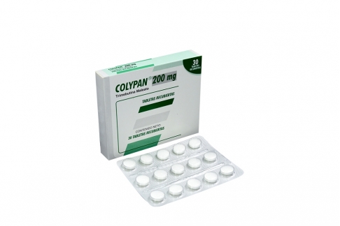 Colypan 200 mg Caja Con 30 Tabletas Recubiertas Rx