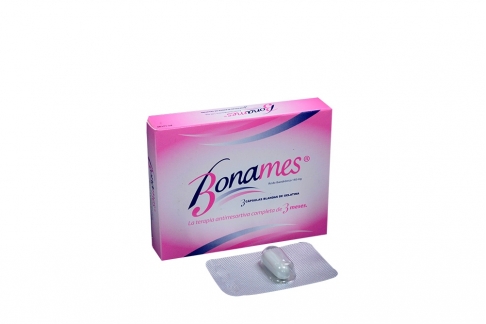 Bonames 150 mg Caja Con 3 Cápsulas Blandas De Gelatina Rx4