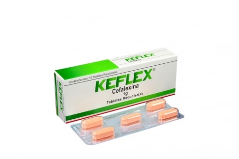 Keflex 1 g Caja Con 10 Tabletas Recubiertas Rx Rx2