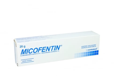 Micofentin Crema Vaginal Con 20 g Caja Con 3 Aplicadores Rx Rx2