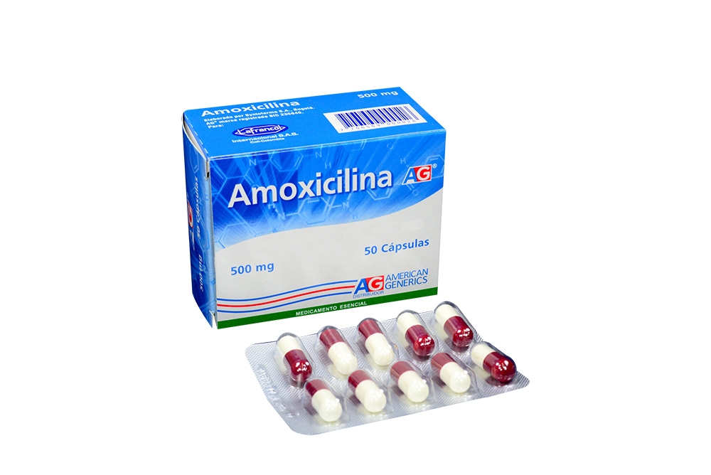 Comprar Amoxicilina 500 American Generics 50 Cápsulas Farmalisto
