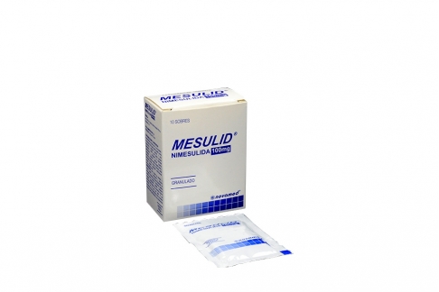 Mesulid 100 mg Caja Con 10 Sobres Granulados Rx COL