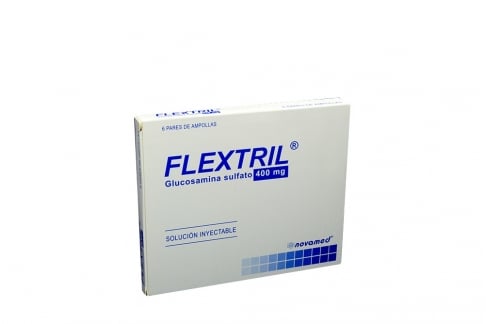 Flextril 400 Mg Inyectable Caja Con 6 Pares De Ampollas Rx