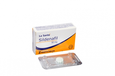 Sildenafil 50 mg Caja Con 2 Tabletas Masticables Rx