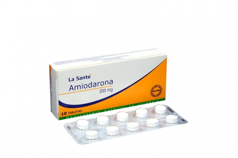 Amiodarona 200 Mg Caja Con 10 Tabletas RX