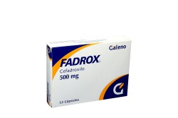 Fadrox 500 mg Caja Con 12 Cápsulas Rx2