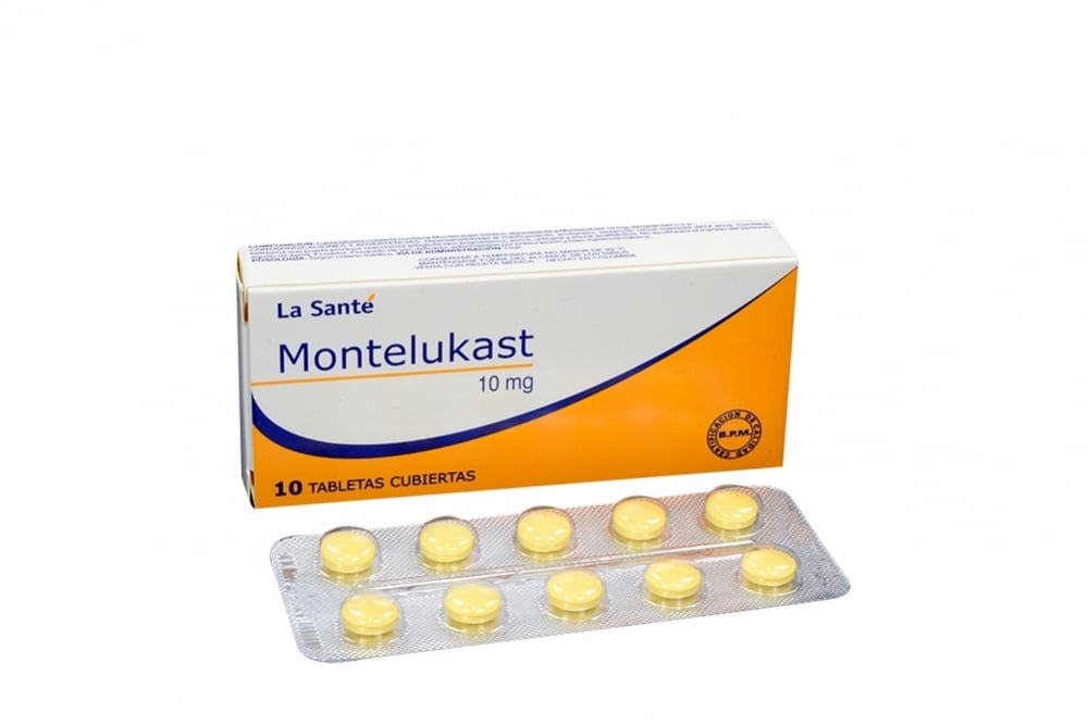 montelukast 10 mg para que sirve efectos secundarios
