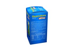 Ibuprofeno Niños Suspensión 100  mg / 5 mL Caja Con Frasco Con 120 mL