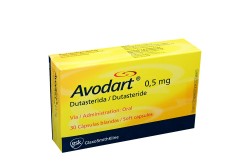 Avodart 0.5 mg Caja Con 30 Cápsulas Rx Rx1