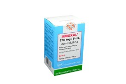 Amoxal 250 mg / 5 mL Caja Con Frasco Con 60 mL Rx2