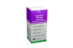 Clavulin Polvo Para Suspensión 250 mg Caja Con Frasco Con 80 mL Rx2