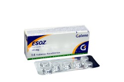 Esoz 40 mg Caja Con 14 Tabletas Recubiertas Rx