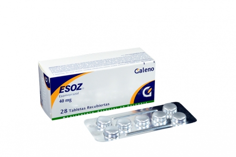 Esoz 40 mg Caja Con 28 Tabletas Rx