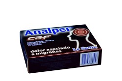 Analper Caf 500 / 40 mg Caja Con 12 Tabletas