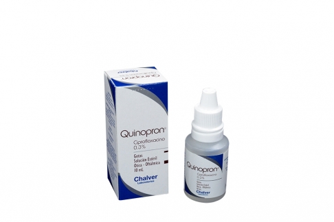 Quinopron Gotas 0.3% Caja Con Frasco Con 10 mL Rx2