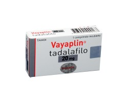 Vayapli Tadalafilo 20 mg Caja Con 1 Comprimido Recubierto Rx