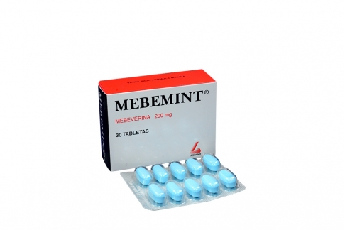 Mebemint 200 mg Caja Con 30 Tabletas Rx