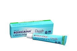 Roxicaina 5% Pomada Caja Con Tubo De 10 G Rx