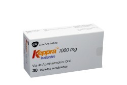 Keppra TM 1000 mg Caja Con 30 Tabletas Recubiertas Rx4 Rx1