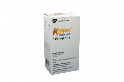 Keppra 100 Mg / mL Caja Con Frasco 300 mL Rx Rx1