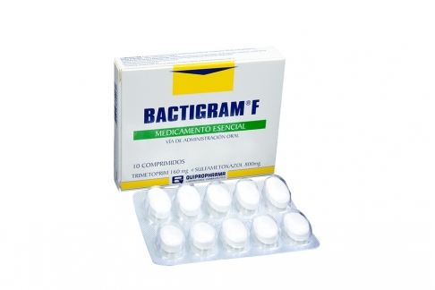 Bactigram F 160 / 800 Mg Caja Con 10 Comprimidos Rx2