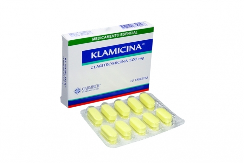Klamicina 500 mg Caja Con 10 Tabletas Rx Rx2