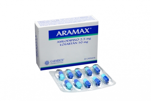 Aramax 2.5/50 mg Caja Con 30 Cápsulas Rx Rx1 Rx4