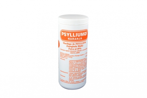 Psyllium Qf En Polvo Sabor A Naranja Frasco Con 300 g