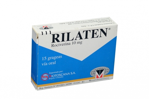 Rilaten 10 mg Caja Con 15 Grageas Rx