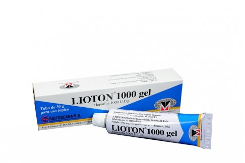 Lioton 1000 U.I Caja Con Tubo Con 30g Rx