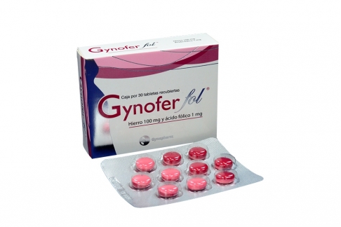 Gynofer Fol 100 / 1 Mg Caja Con 30 Tabletas Recubiertas