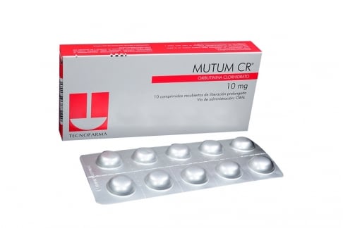 Mutum CR 10 mg Caja Con 10 Comprimidos Rx Rx1