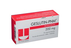 Geslutin PNM 200 mg Caja Con 20 Cápsulas Blandas Rx