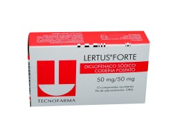 Lertus Forte 50 / 50 mg Caja X 10 Comprimidos Rx