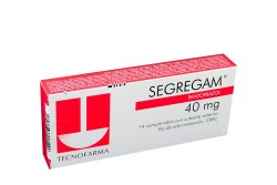Segregam 40 mg Caja Con 14 Comprimidos De Cubierta Entérica Rx